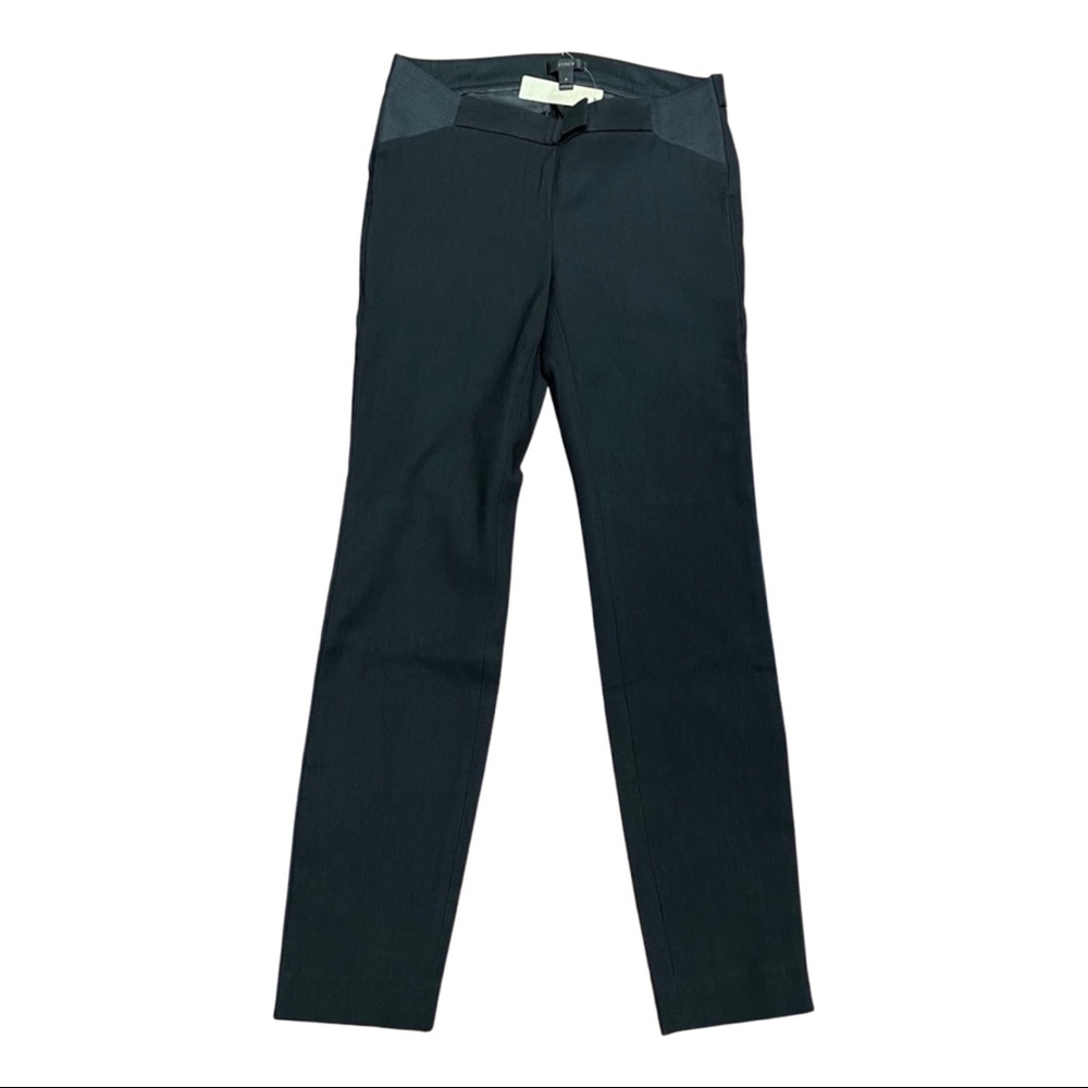 NEW J CREW RYDER MATERNITY PANT STRETCH BAND WITH SKINNY LEG BLACK SIZE 4.